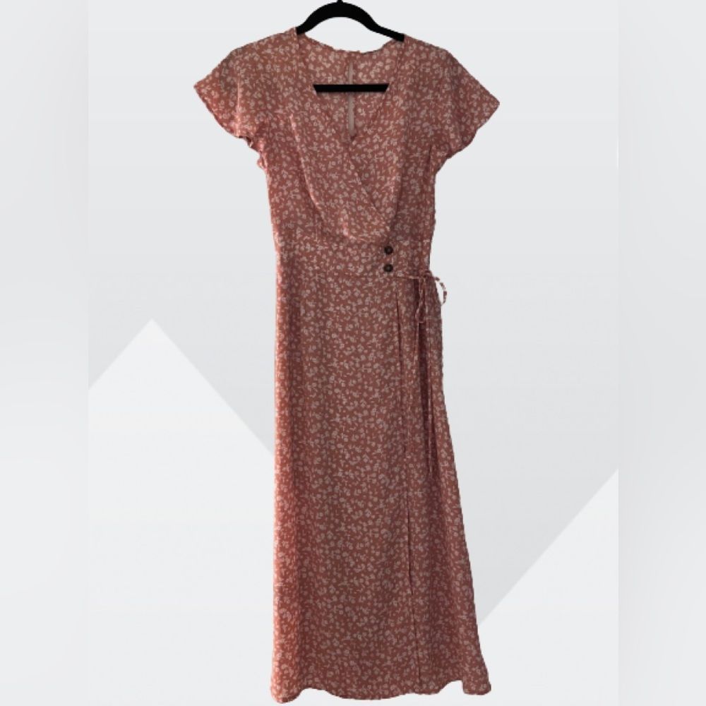 Printed maxi dress